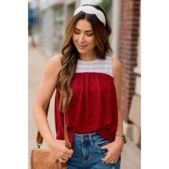 Thin Stripe Knot Back Tank 24 Thin Stripe Knot Back Tank -Women's Clothing Store BB 7939 e32b9695 15aa 4b74 b51a b6ff820f8a9e