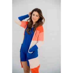 So Soft Color Blocked Tunic Cardigan -Women's Clothing Store BB 8009 18705d71 8d6a 4439 9d43 3149c2942525