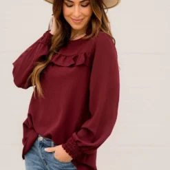 Ruffle Blouse 22 Ruffle Blouse -Women's Clothing Store BB 8031 1741d546 7111 4e05 af7d 1d1ecfbf067f 193307