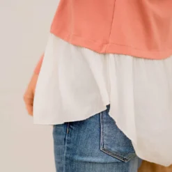 Ruffle Bottom Long Sleeve Tee -Women's Clothing Store BB 8052 4ec1f884 693b 4013 b5cc 7fcf9eeda060 205187