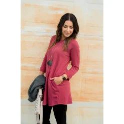 Pocket Tunic -Women's Clothing Store BB 8062