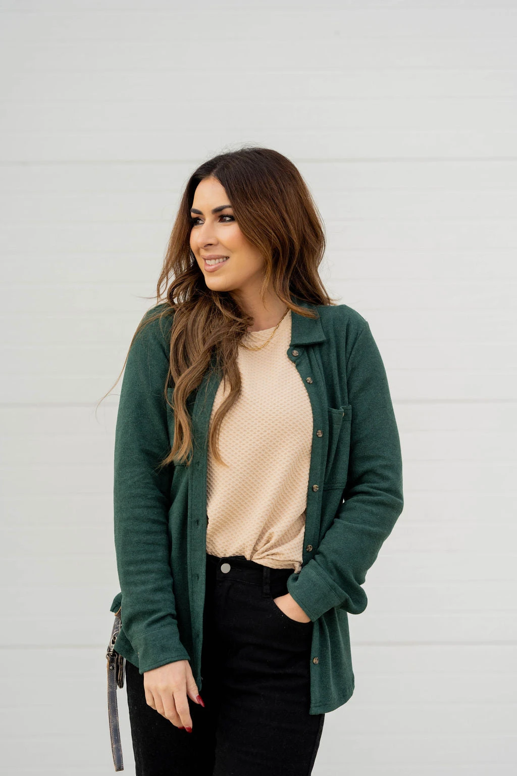 Simple Marled Shacket 17 Simple Marled Shacket - Image 17