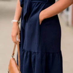 Ruffle Trim Tie Tank Dress -Women's Clothing Store BB 8089 f9c5902f c00d 47f8 beca 97fa57dafe7f 401456