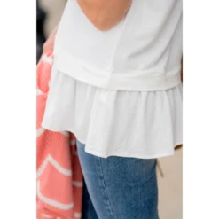 Ruffle Faux Layer Tank -Women's Clothing Store BB 8095 b66b3b44 3dd9 4961 b12f d2ca9191bb36