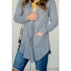 Sweatshirt Tie Jacket -Women's Clothing Store BB 8102 58d113f4 8e90 43b1 970d eaef69709d39