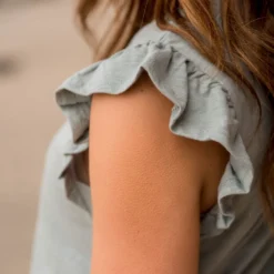 Flutter Sleeve Side Slit Midi -Women's Clothing Store BB 8116 03bb8e62 f032 40f1 ad1b 0fb59df8c7f5 135430