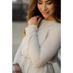 Simple Tie Sweater Dress -Women's Clothing Store BB 8116 e96ecef4 e6ba 4ab4 98d5 30ac4d107457