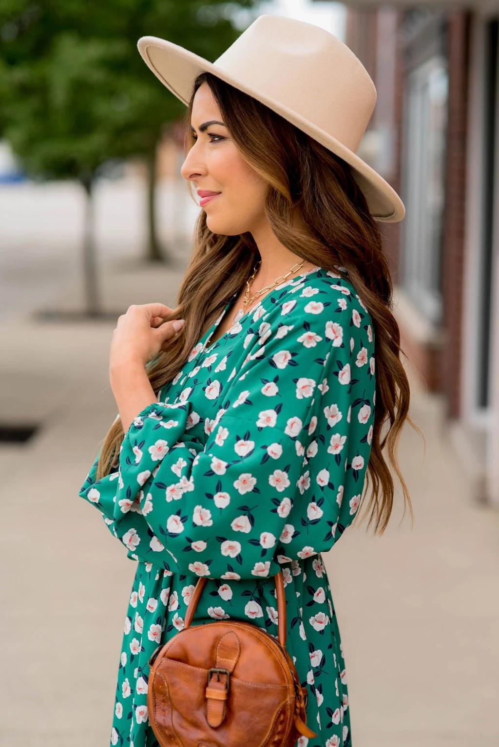 Floating Floral Wrap Top Dress 6 Floating Floral Wrap Top Dress - Image 6