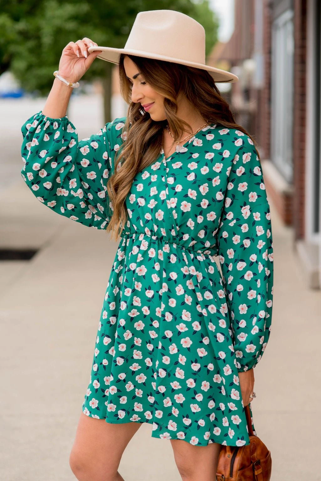 Floating Floral Wrap Top Dress 5 Floating Floral Wrap Top Dress - Image 5
