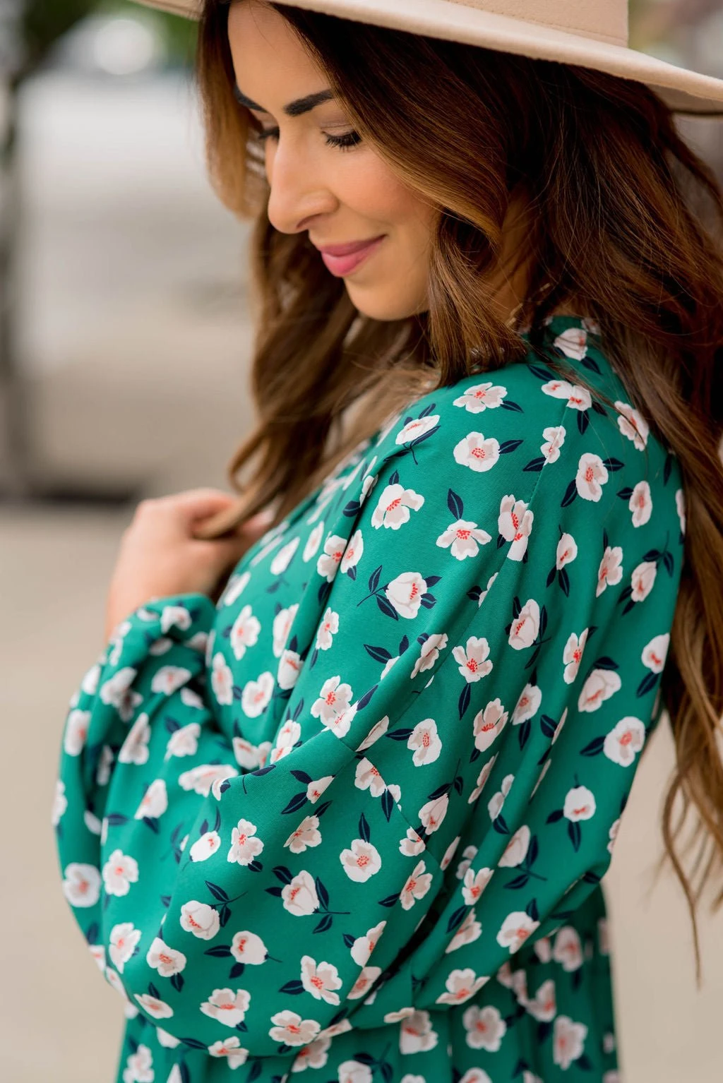 Floating Floral Wrap Top Dress 8 Floating Floral Wrap Top Dress - Image 8