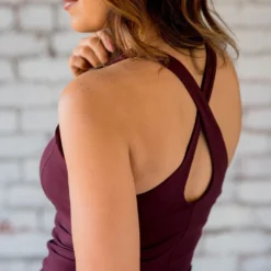 Criss Cross Back Halter Tank -Women's Clothing Store BB 8167 4a0c96cf f0a6 4487 a30a fb48810799ef 417796