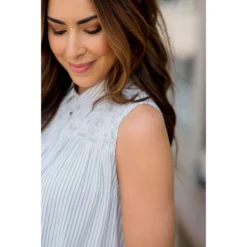 Vertical Striped Ruffle Bottom Tank Blouse 25 Vertical Striped Ruffle Bottom Tank Blouse -Women's Clothing Store BB 8172 03492d61 3386 41ca a199 c261790d7c31