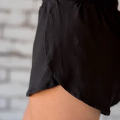 Side Slit High-Waisted Shorts -Women's Clothing Store BB 8188 138716