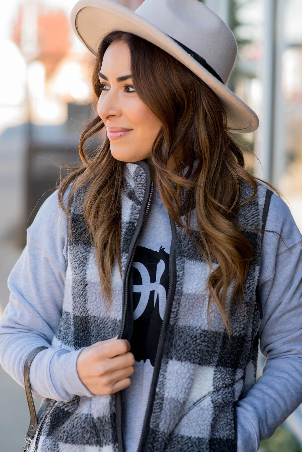 Buffalo Plaid Sherpa Vest 15 Buffalo Plaid Sherpa Vest - Image 15