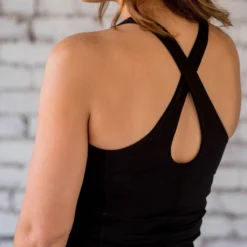 Criss Cross Back Halter Tank -Women's Clothing Store BB 8194 9becb520 e6bc 49f2 a82f db4b6a96d1a4 983414