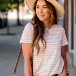 Asymmetrical Striped Tee -Women's Clothing Store BB 8200 2b3b35bf dff0 443e b333 64ec4dd6d3cf 438676