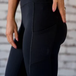 Thick Stitched Side Pocket Leggings -Women's Clothing Store BB 8223 308ada97 acdc 4b6c 93a9 3e202646dcad 785273