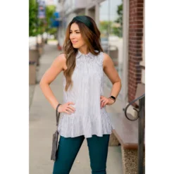 Vertical Striped Ruffle Bottom Tank Blouse 28 Vertical Striped Ruffle Bottom Tank Blouse -Women's Clothing Store BB 8225 031a5b40 3858 4957 9252 8c304debdb8e