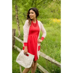 Textured Scalloped Tank Dress -Women's Clothing Store BB 8236 1 753707