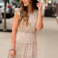 Forget Me Not Tiered Midi Dress -Women's Clothing Store BB 8300 ec076807 a04c 4834 81eb 544253ef5ca7 881942