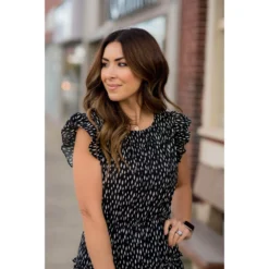 Spectacular Speckled Tiered Midi -Women's Clothing Store BB 8352 74dab7d4 f3a8 4f81 992e 104273bf1d1f