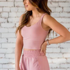 Side Slit High-Waisted Shorts -Women's Clothing Store BB 8355 eaf52a94 e726 40ae 8d4a 8b73816d86f9 843541