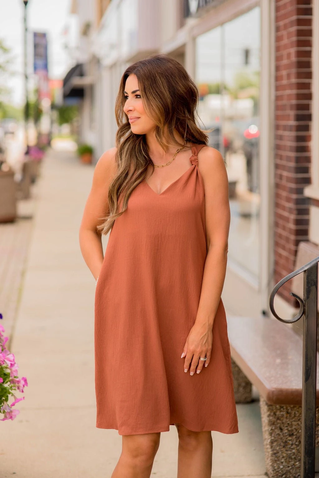 Knotted Strap Tank Dress 1 Knotted Strap Tank Dress