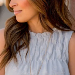 Detailed Bibbed Tank -Women's Clothing Store BB 8373 433624