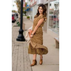 Spectacular Speckled Tiered Midi -Women's Clothing Store BB 8379 2f576c20 353a 4de7 9f11 23d723078955