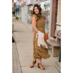 Spectacular Speckled Tiered Midi -Women's Clothing Store BB 8382 86f550ad 7745 4bd7 bc45 43ac7dbe7481