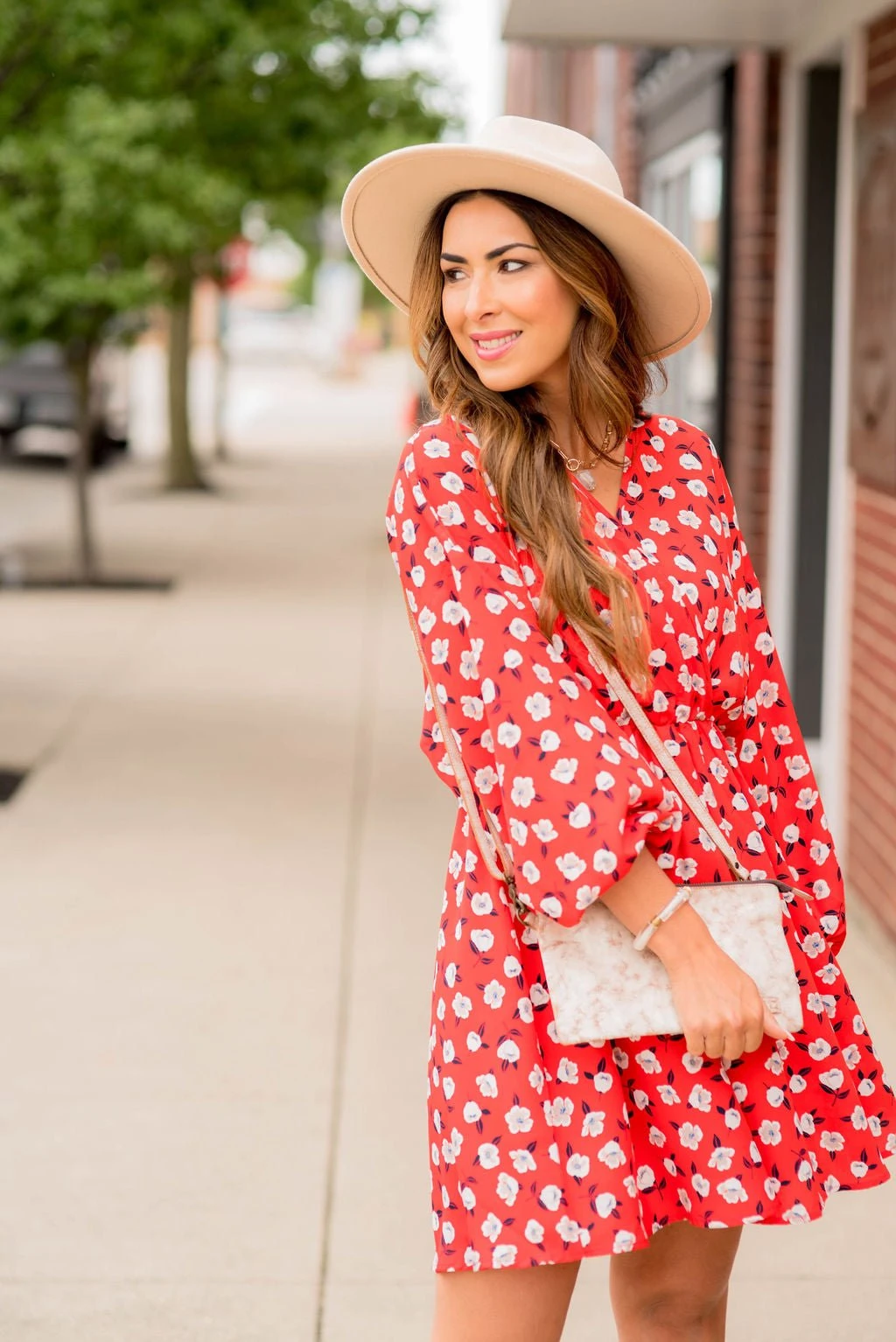 Floating Floral Wrap Top Dress 9 Floating Floral Wrap Top Dress - Image 9