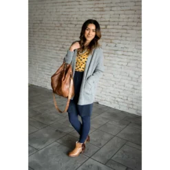 Mustard/Navy Dot Blouse 21 Mustard/Navy Dot Blouse -Women's Clothing Store BB 8409