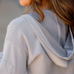 Subtle Ribbed Zip Up Jacket -Women's Clothing Store BB 8416 faee5c6b b72e 4f0f 956b 5b19dffe5563 158350