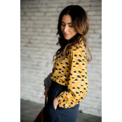 Mustard/Navy Dot Blouse 22 Mustard/Navy Dot Blouse -Women's Clothing Store BB 8433 8b02bd24 b0ce 410c acec acf6e9e69389