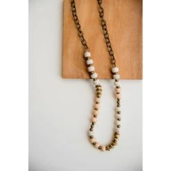 Bel Koz Mixed Ivory Single Clay Necklace -Women's Clothing Store BB 8438 d50ca5c7 1d83 419c 931b d963ebd024a5