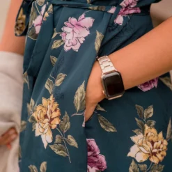 Timeless Floral Ruffle Tie Dress -Women's Clothing Store BB 8452 c5ec8385 762c 4b79 a5a8 30cf781cb817 455313