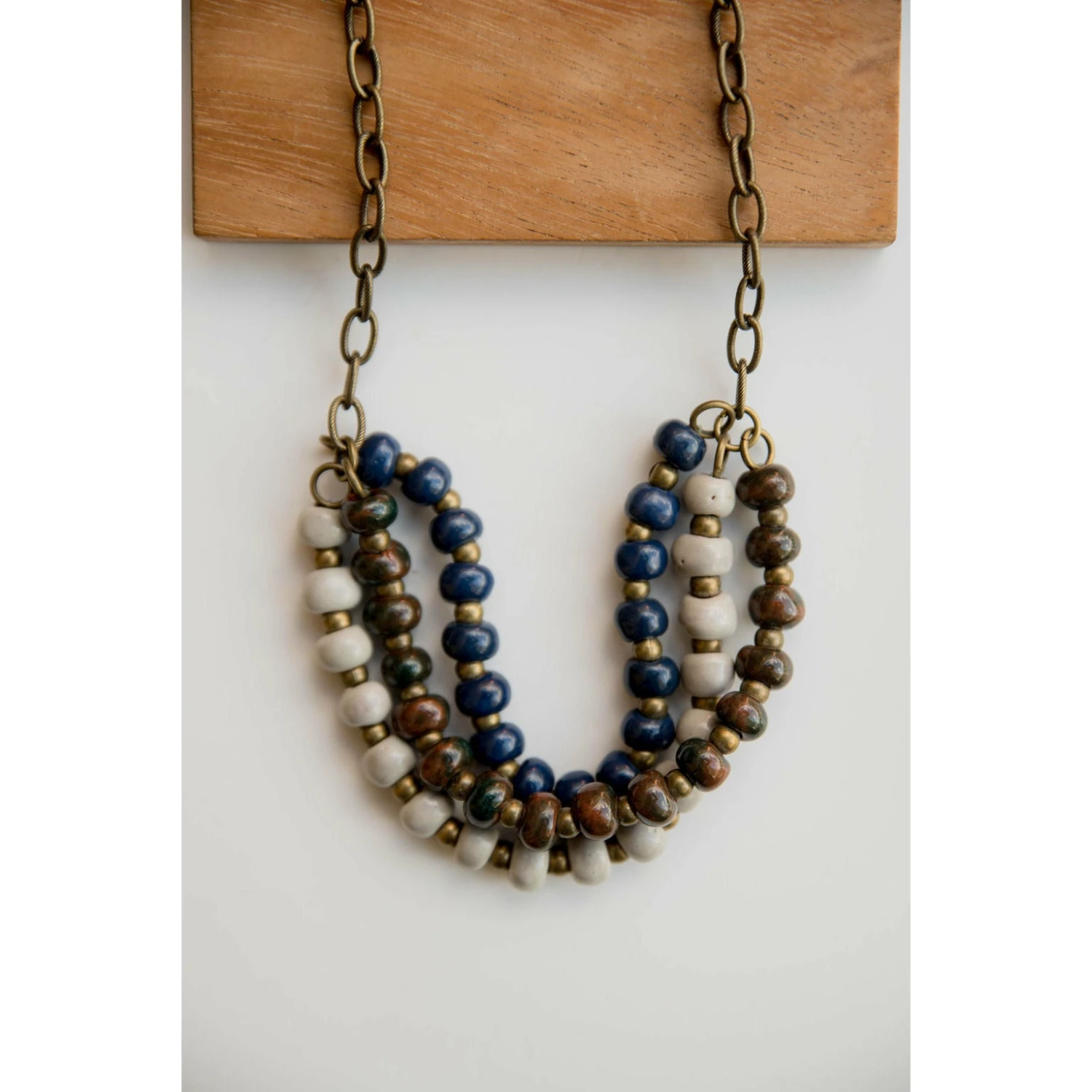Bel Koz Mixed Triple Twist Clay Necklace 10 Bel Koz Mixed Triple Twist Clay Necklace - Image 10