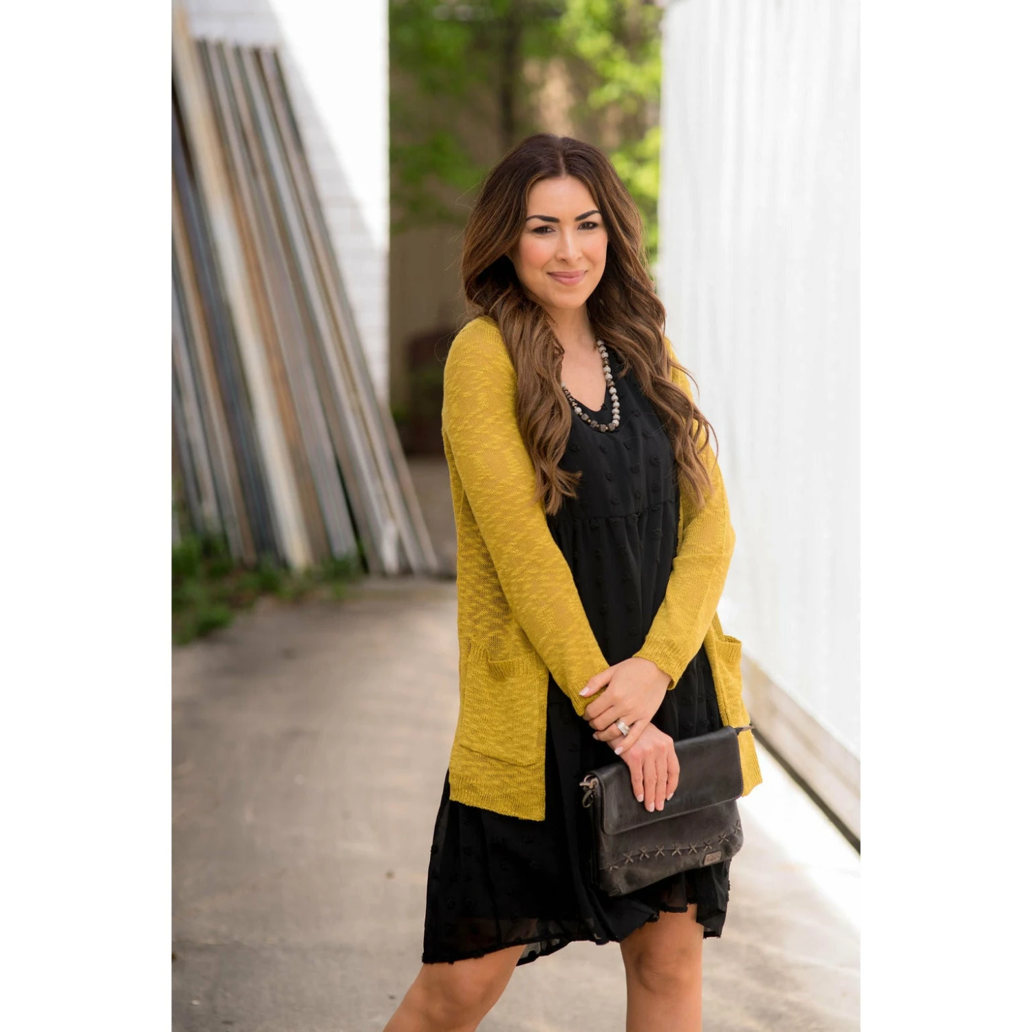 Tiered Textured Dot Dress 6 Tiered Textured Dot Dress - Image 6