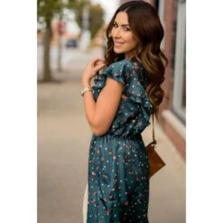Date Night Paint Splotched Flutter Dress -Women's Clothing Store BB 8495 c684042c 524e 46e1 848f ee397296cb18