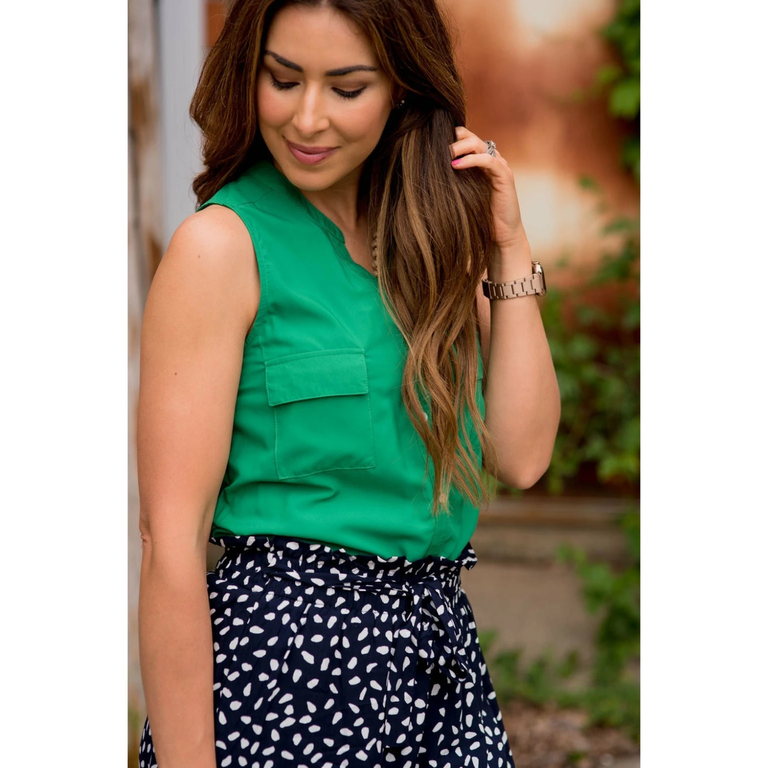 Double Pocket Button Tank 13 Double Pocket Button Tank - Image 13