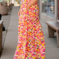 Watercolor Ruffled Maxi Skirt -Women's Clothing Store BB 8511 93a18a41 b165 4589 8fe2 021c283f4f64 208644