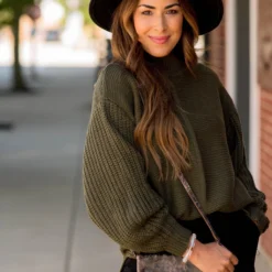 Betsey's High Neck Detailed Sweater -Women's Clothing Store BB 8520 2f52f3f9 9d74 4c9e bc9f 4f68f25d0df7 836865