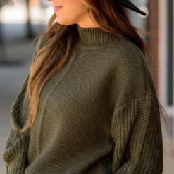 Betsey's High Neck Detailed Sweater -Women's Clothing Store BB 8524 21d006fd e827 4c07 9d0d 3481ab2161fd 380430