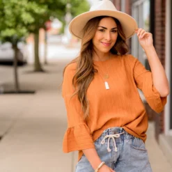 Textured Flutter Blouse -Women's Clothing Store BB 8571 2e8ffafd f315 46b9 8679 4877d89ed540 604162