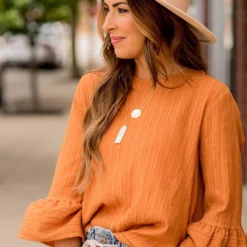 Textured Flutter Blouse -Women's Clothing Store BB 8577 e63fec35 ee81 4fe1 9be1 14638b7cc73c 616278