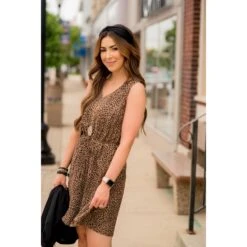 Essential V Leopard Tank Dress -Women's Clothing Store BB 8595 ec944714 97d8 4a73 9fce ed77a9d5a02f