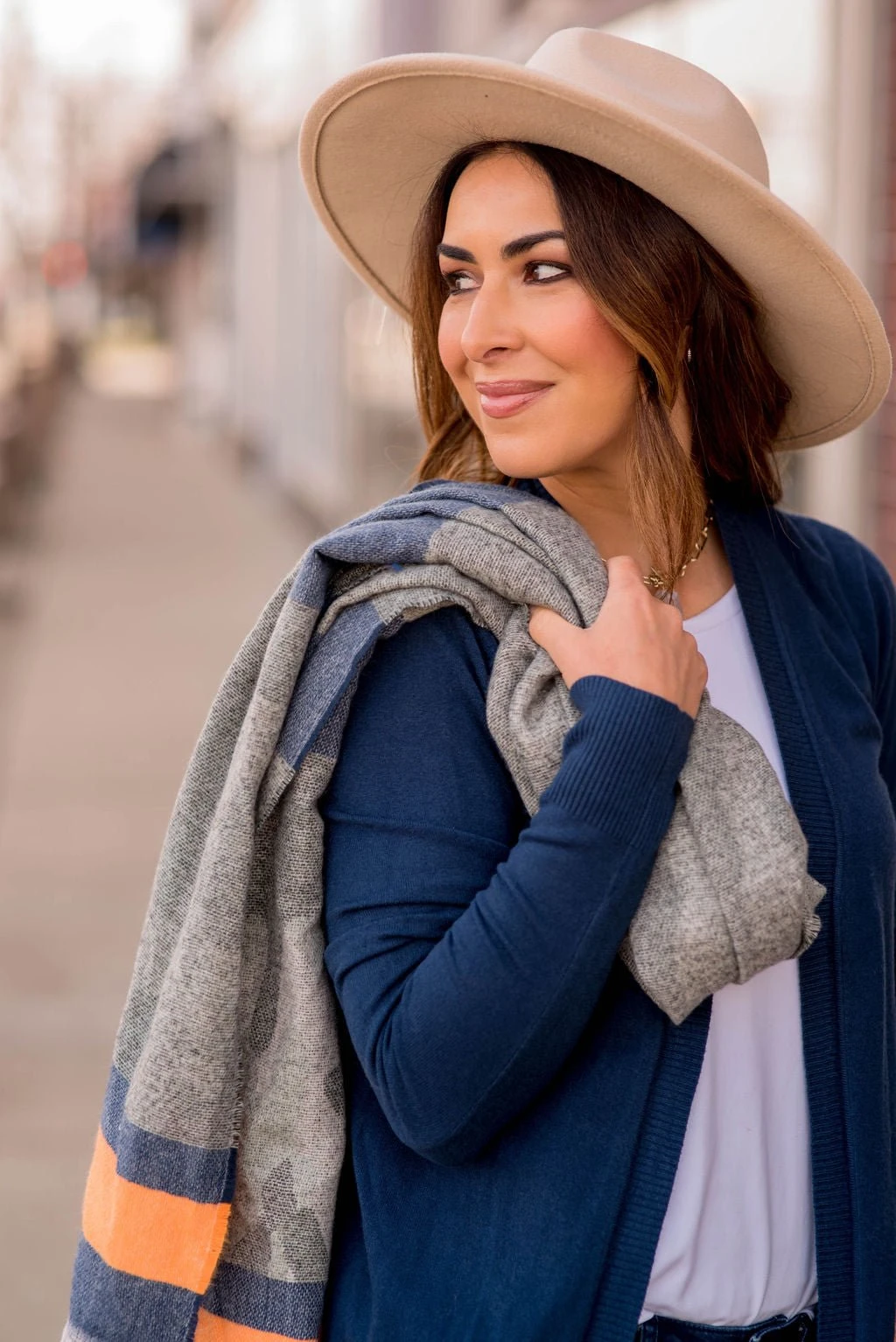 Snazzy Blocked Camo Blanket Scarf 14 Snazzy Blocked Camo Blanket Scarf - Image 14