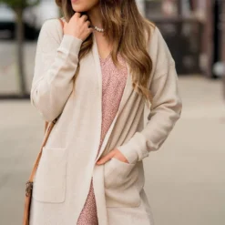 Ribbed Accent Cardigan