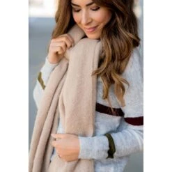 Cute & Cozy Twisted Fringe Scarf -Women's Clothing Store BB 8663 fafe48f5 8e12 4861 9dc2 64dc0d351440