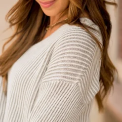 Vertical Striped V Sweater -Women's Clothing Store BB 8667 21797cce 58ca 43dd 8aa3 ad5a02ccfa44 895232